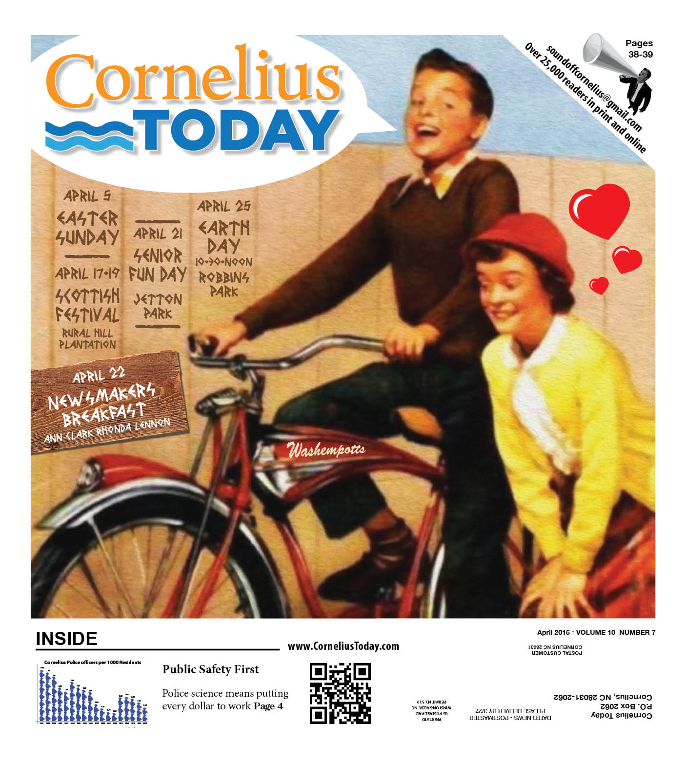 Cornelius Today - April 2015
