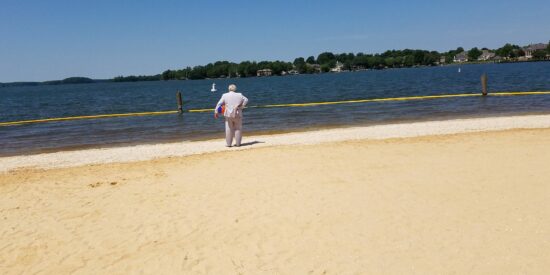 The LKN Chamber's 20 year effort to get a public beach was led by Bill Russell