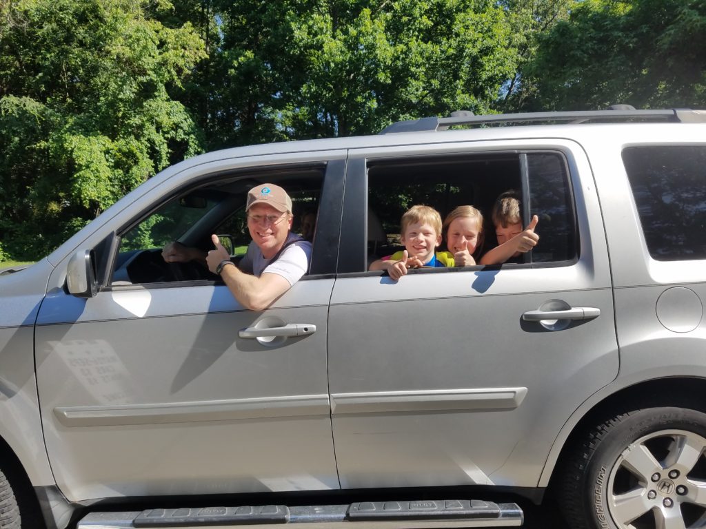 Callan Bryan, Lake Norman Chamber chair, and his family