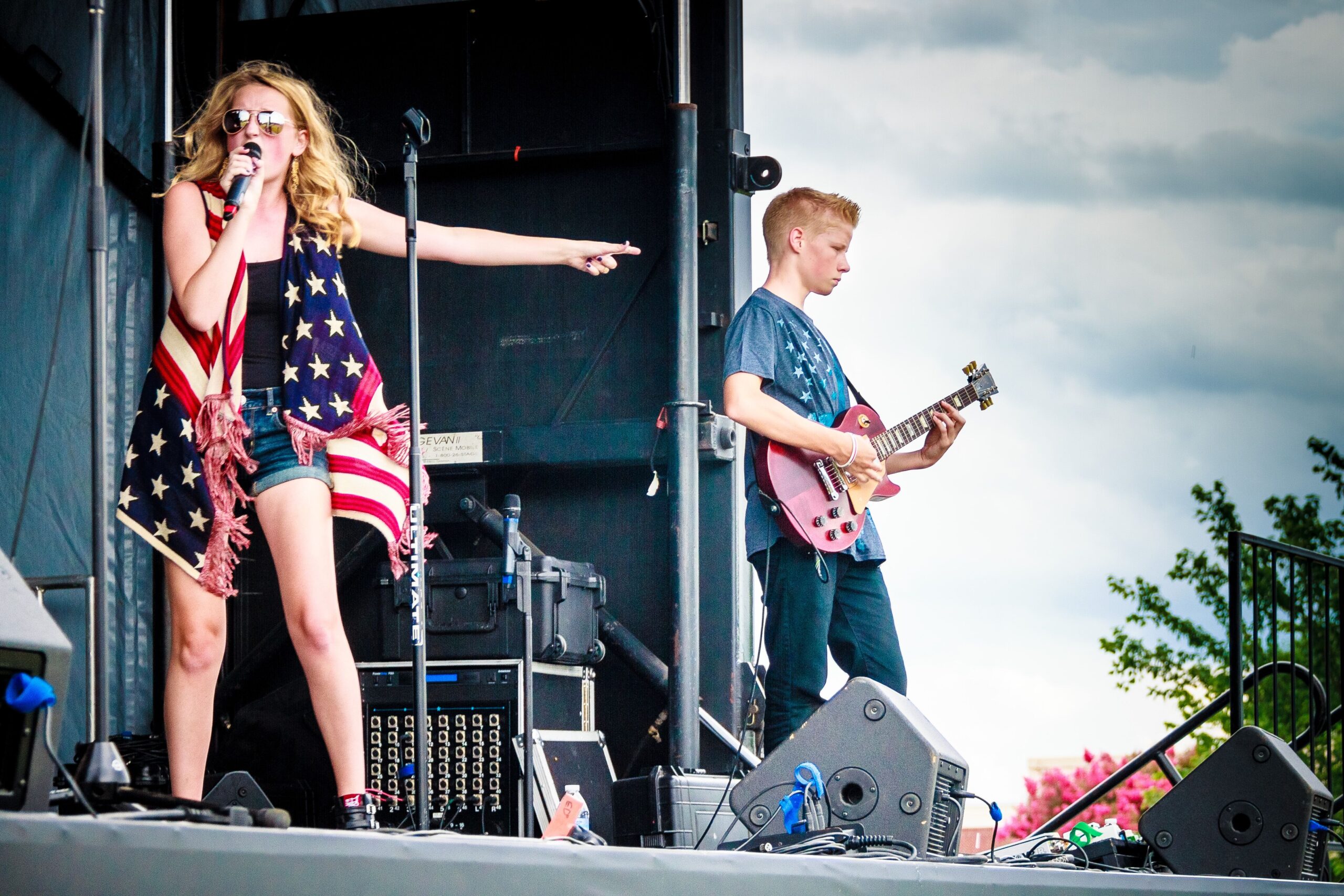 Analise Malick (left) and Patrick Dukes of The Glass Hammers applied separately and were both accepted to this summer's Grammy Camp. Find out more about their band at www.facebook.com/theglasshammers.