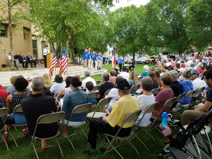 More than 200 came to remember