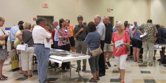 Over 100 residents filled the Cornelius Town Hall Community Room Tuesday afternoon to see the plans for widening West Catawba Ave in Cornelius between Jetton Road and Sam Furr Road