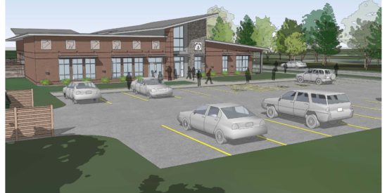 Friends Of The Animals Building Design - Front Entrance