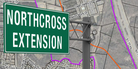 NorthCrossExtensionSign