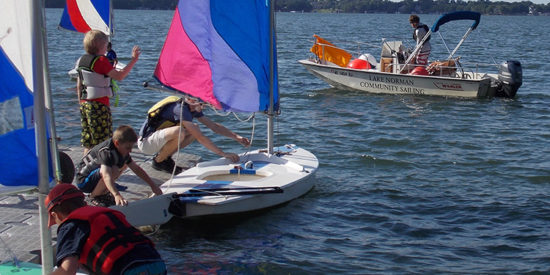 Lake Norman Community sailing offers water-sport summer sessions from Blythe Landing