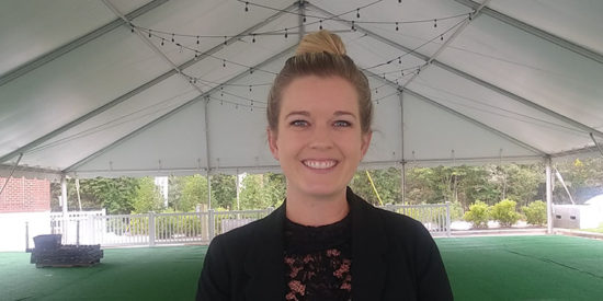 PAIGE DOUGLAS IN THE BEER GARDEN
