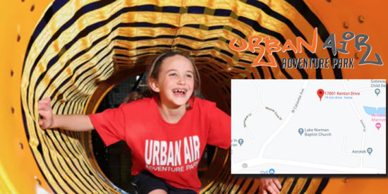 URBAN AIR ADVENTURE PARK WILL BE OPENING IN CORNELIUS