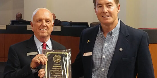 Gilroy honored for service by Mayor Washam