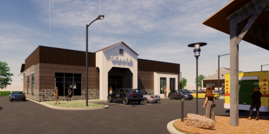 ARTIST RENDERING OF POSSIBLE STOREFRONT