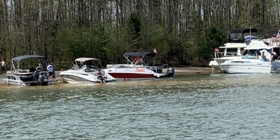 A reader sent the photo from LKN Saturday afternoon