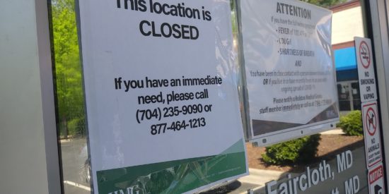 HOLSTON OFFICE CLOSED IN HUNTERSVILLE