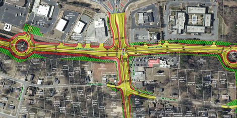 Roundabouts on Hwy. 21