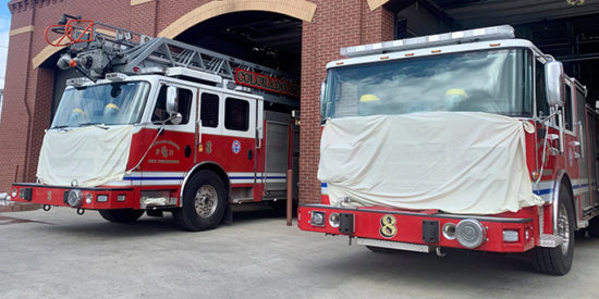firetruck and masks 750