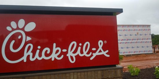 COMING SOON: CHICK-FIL-A, BEHIND THE SIGN IS THE NEW ANDY'S FROZEN CUSTARD