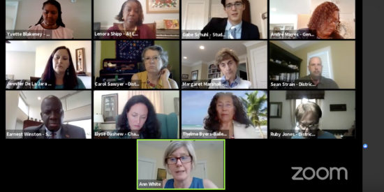 CMS Board emergency meeting on Zoom began at 2 pm