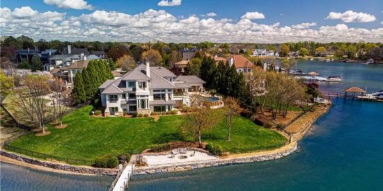 This Connor Quay residence sits on approximately 275 ft of shoreline