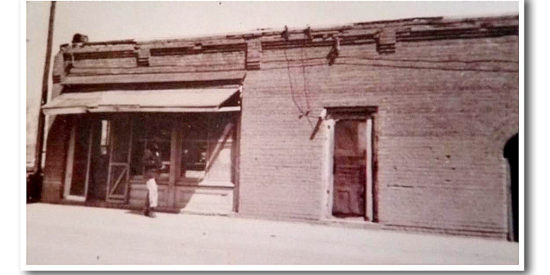 Brick Row housed businesses on Main Street