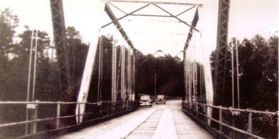 Beatties Ford Bridge was demolished during the construction of Lake Norman. Photo: Davidson College archives

