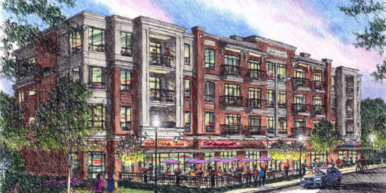 Venue pre-development rendering