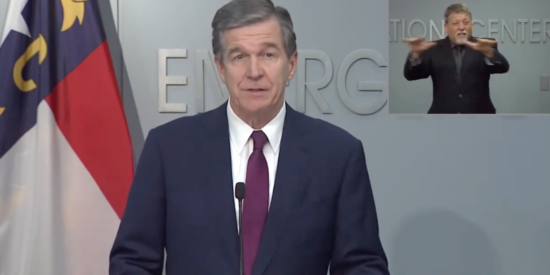 Gov. Cooper at July 21 press conference