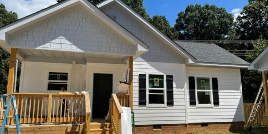 Finishing touches on Hope House Cottages