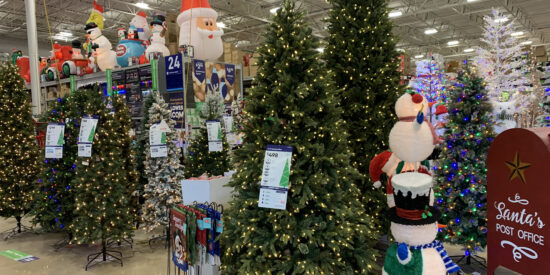 Lowes is already in the Christmas spirit