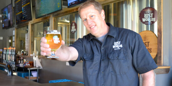 David Hamme, founder of Lost Worlds Brewing / Photo by Tripp Liles