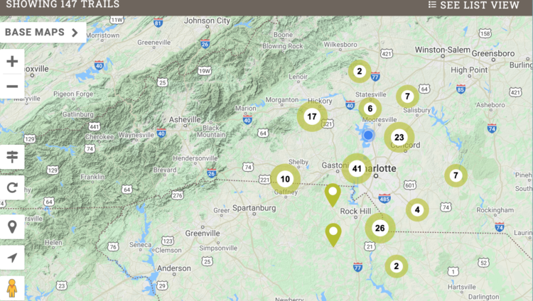 Carolina Thread Trail Has New 15 County Interactive Map Cornelius Today