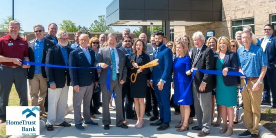 HomeTrust ribbon cutting / Photo: Lake Norman Chamber