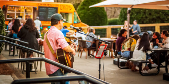 Music in the Lost Worlds Brewing biergarten / Lost Worlds Brewing photo