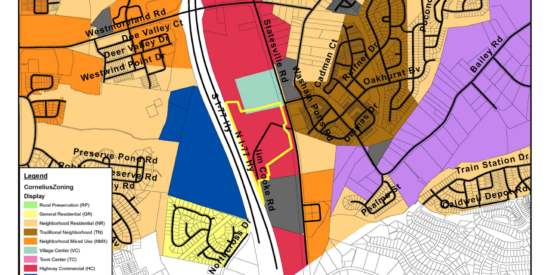 Zoning around proposed hospital on Hwy. 21