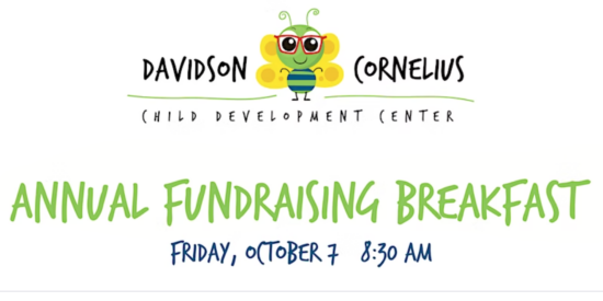 Davidson Cornelius Child Development breakfast is Oct. 7