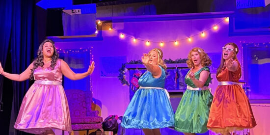 Davidson Community Players present live theater including the Winter Wonderettes in 2022.