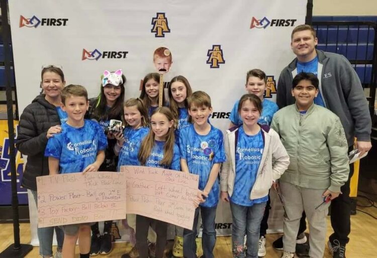 Cornelius Elementary Robotics Crew lands trophy