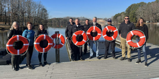 Float it Forward: Donation of life rings at YMCA