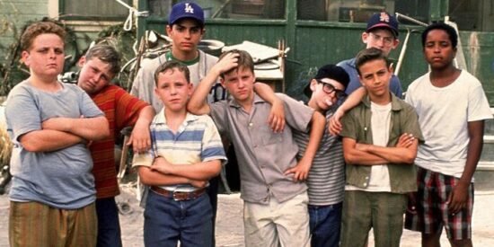 The Sandlot (1993):
Brandon Quintin Adams, Victor DiMattia, Grant Gelt, Tom Guiry, Chauncey Leopardi, Shane Obedzinski, Patrick Renna, Mike Vitar, and Marty York in "The Sandlot."