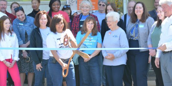 Habitat ribbon-cutting with LKN Chamber