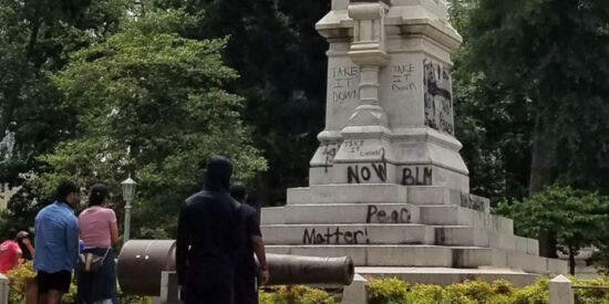  The North Carolina Confederate Monument was dismantled at the State Capitol in June 2020 | Photo: Clayton Henkel
