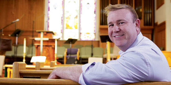 Bethel Presbyterian Pastor Aaron Moore / Photo by Bradford MacKay