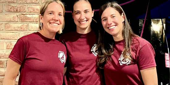TOP: Main Street Veterinary Hospital owners from left; Lori Hoe, Megan Manzie and Amanda Goodwin.