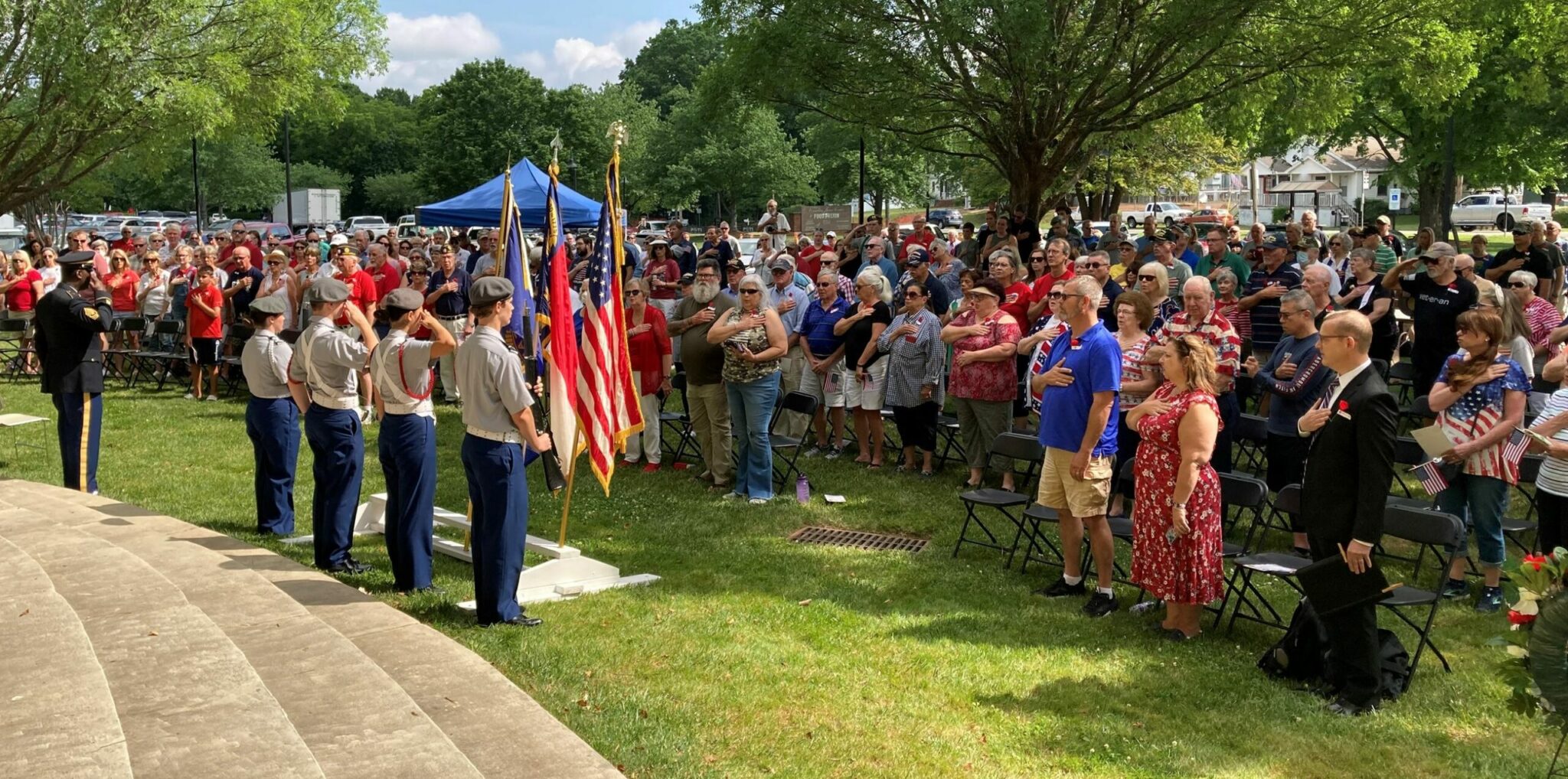 Memorial Day Observance in Cornelius includes ceremony, 21gun salute, decorated native son