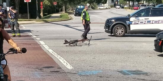 Bike accident on Jetton at W Catawba Sept. 19