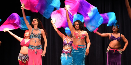 Lotus Belly Dancers represent the Egyptian culture