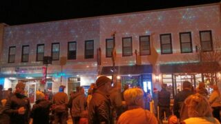 Light show set to music in Davidson | Photo: Cornelius Today