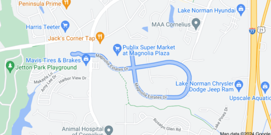 West Catawba at Magnolia Estates sewer repair