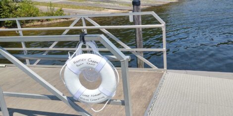 Lake Norman Marine Commission gave away life rings