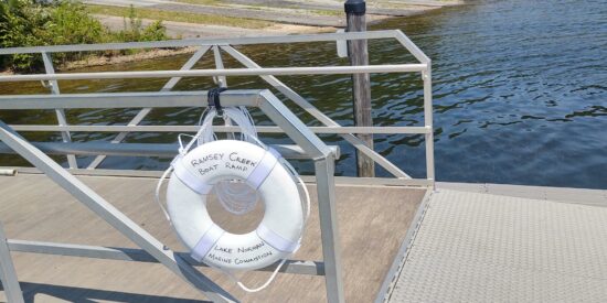 Lake Norman Marine Commission gave away life rings